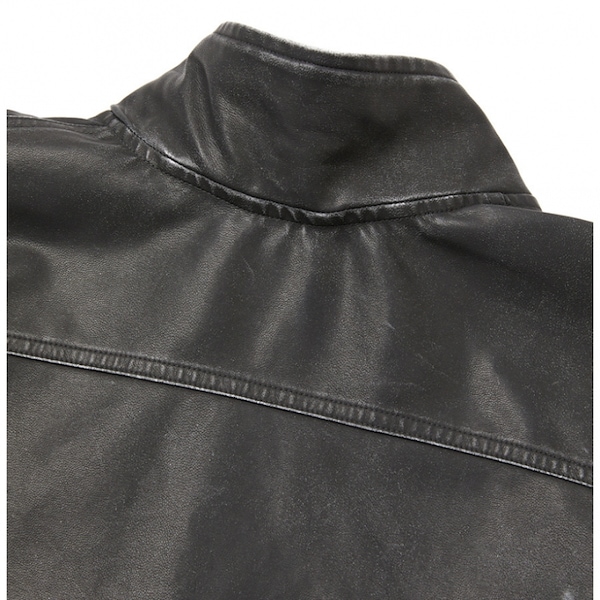 Qoo10 DNSR DNSR ビンテージトラックジッ 革・ラ