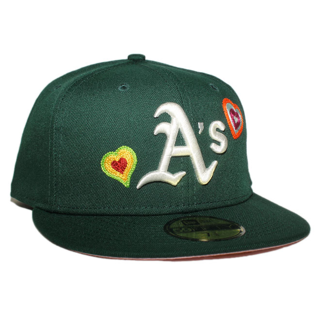 ベースボールキャップ 帽子 59fifty Li8 メンズ レディース MLB オークランド アスレチックス 6 3/4-8 1/4