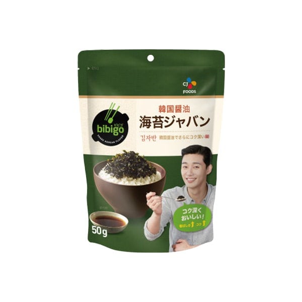 Qoo10] ビビゴ 海苔ジャバン 韓国醤油 50g 6袋セッ