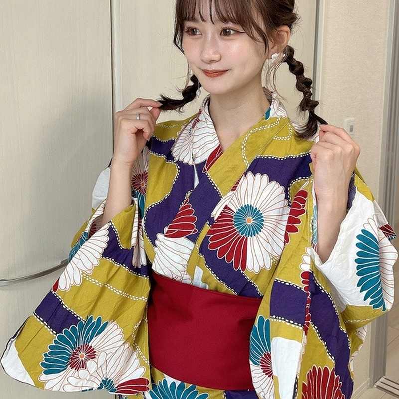 【急速出荷!】浴衣純綿素材肌触り良い 花火大会着用推奨 兵児帯付き セット完備 和服風格 【急速出荷!】浴衣純綿素材肌触り良い 花火大会着用推奨 兵児帯付き セット完備 和服風格