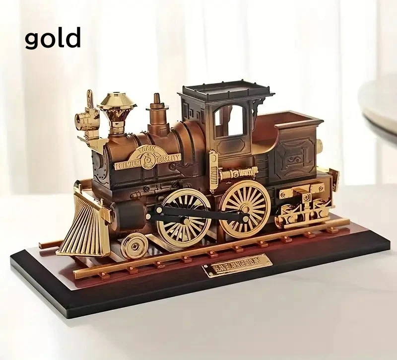 オルゴールボックス 電車 ヴィンテージ ノスタルジック 列車 プラスチック お洒落 カントリー かわいい プレゼント 贈り物 お洒落 オルゴール 音楽 インテリア 4-7