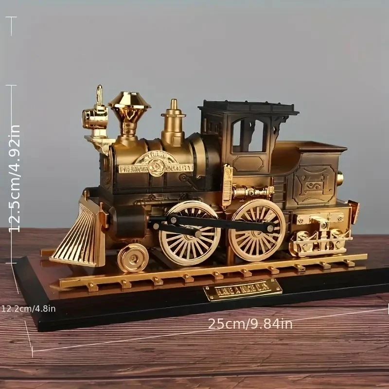 オルゴールボックス 電車 ヴィンテージ ノスタルジック 列車 プラスチック お洒落 カントリー かわいい プレゼント 贈り物 お洒落 オルゴール 音楽 インテリア 4-7