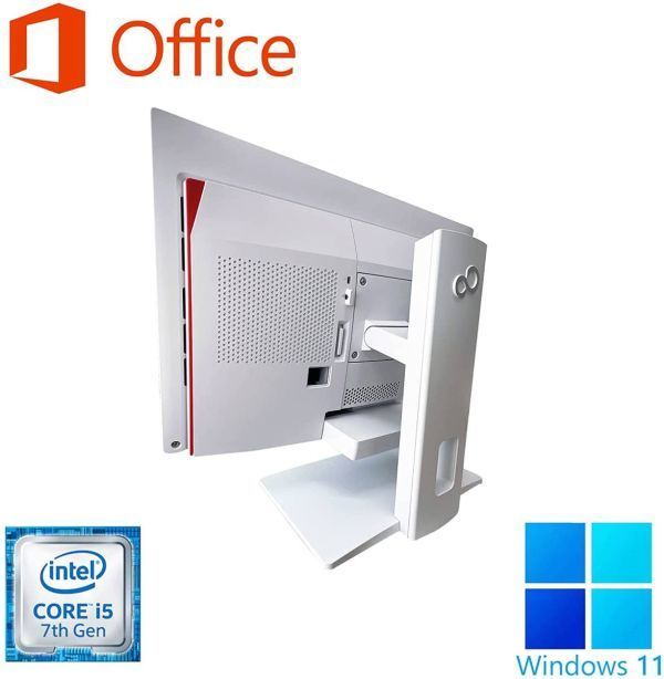 【サポート付き】富士通 K557 Windows11 WEBカメラ 大容量メモリー:16GB 大容量SSD:2TB Office2019 Core i5 & ウイルスセキュリティZERO
