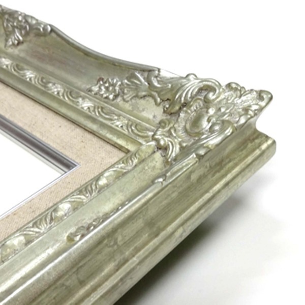 ( ルイ式 油額 ) SM(227×158mm)シルバー 高級油絵額 キャンバス額 豪華油絵額 模様油絵額 油絵額 絵画額 額縁 ( ルイ式 油額 ) SM(227×158mm)シルバー 高級油絵額 キャンバス額 豪華油絵額 模様油絵額 油絵額 絵画額 額縁