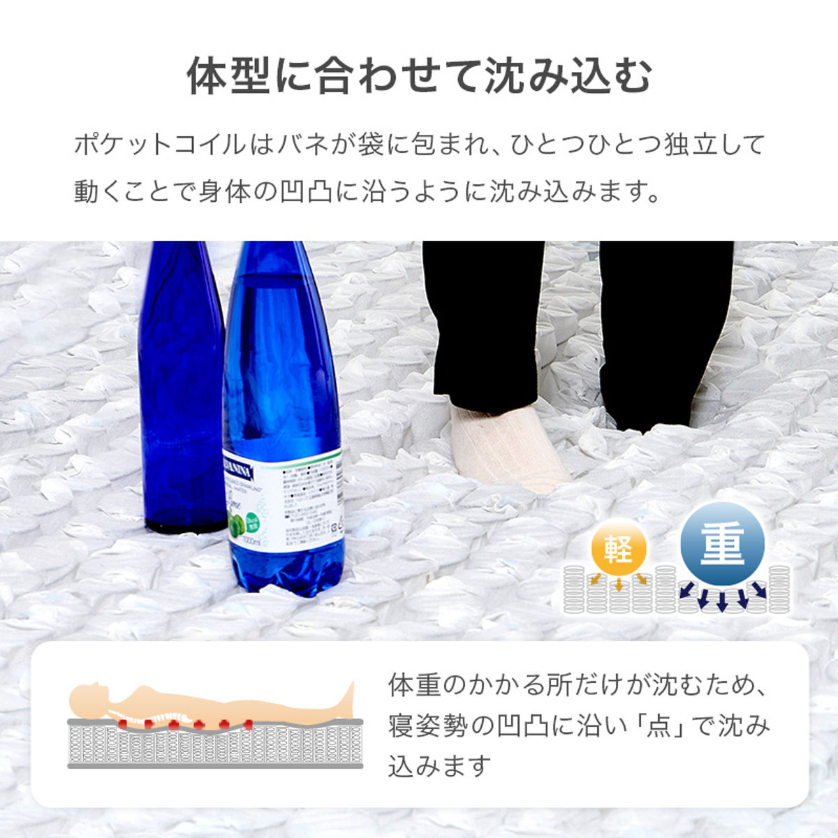 マットレス ポケットコイル シングル 寝心地柔らか 圧縮梱包 寝具 マット 圧縮ロール 搬入簡単 メッシュ 通気性 エッジサポート 快適 厚さ20 高品質 コンパクト 睡眠 寝姿勢 ベッド マットレス ポケットコイル シングル 寝心地柔らか 圧縮梱包 寝具 マット 圧縮ロール 搬入簡単 メッシュ 通気性 エッジサポート 快適 厚さ20 高品質 コンパクト 睡眠 寝姿勢 ベッド