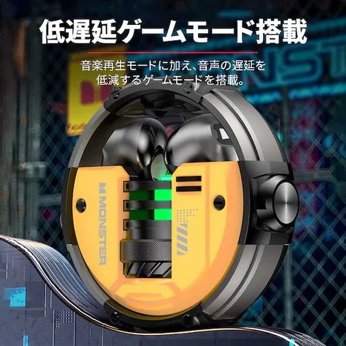 MONSTER XKT10NV MONSTER TWSイヤホン AIRMARS ネイビー 完全ワイヤレスイヤホン MONSTER ネイビー XKT10NV [ワイヤレス(左右