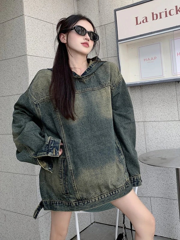 Qoo10] デニムパーカー Gジャン デニムジャケッ