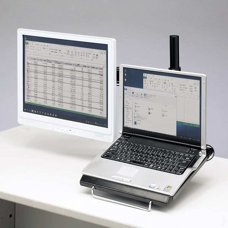 デュアルシステムアーム ノートPC台 CR-LA602