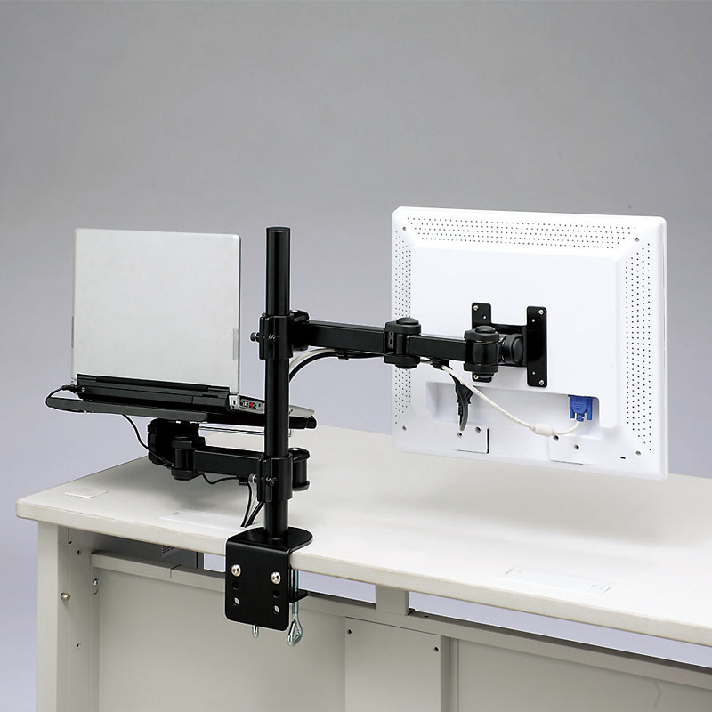 デュアルシステムアーム ノートPC台 CR-LA602