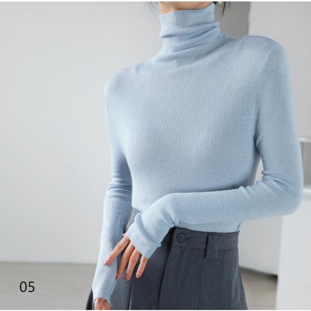 ハイネック ニット 長袖 レディース 薄手 秋 冬 カットソー タートル リブニット タートルネック 赤 黒 白 ピンクレッド女の子 ハイネック ニット 長袖 レディース 薄手 秋 冬 カットソー タートル リブニット タートルネック 赤 黒 白 ピンクレッド女の子