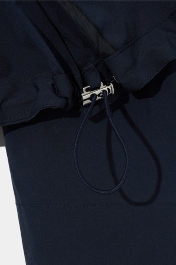 【SATUR】 TEO SNAP COACH JACKET : BREEZE NAVY