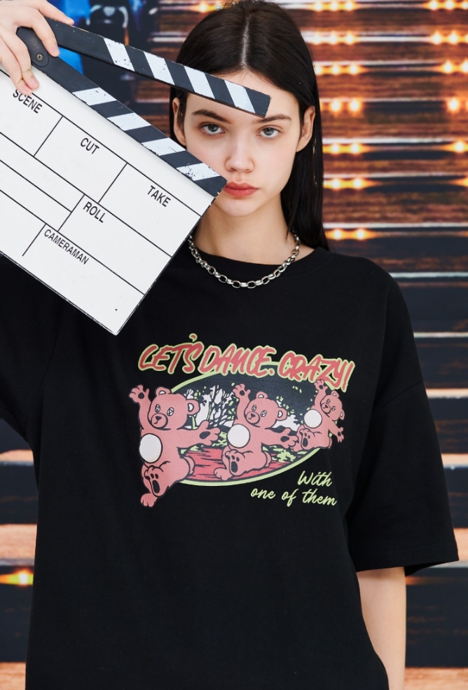 【CPGN STUDIO】Crazy Bear Short Sleeve T-shirt CPGN STUDIO】 Crazy Bear Short Sleeve T-shirt