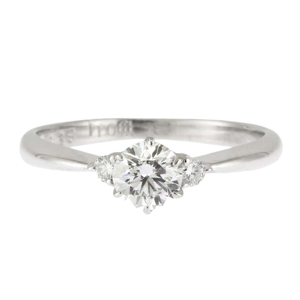 タサキ リング 指輪 9号 Pt900プラチナ ダイヤモンド TASAKI 中古 美品