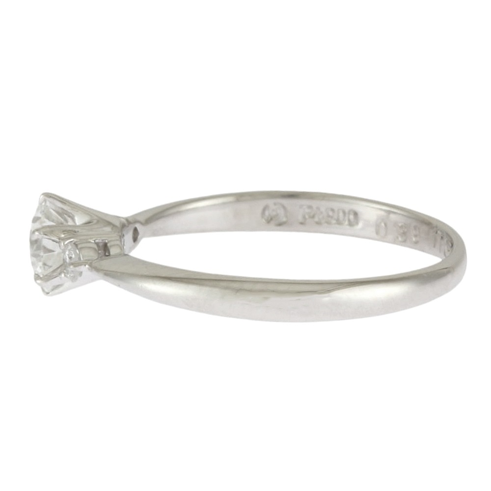 タサキ リング 指輪 9号 Pt900プラチナ ダイヤモンド TASAKI 中古 美品