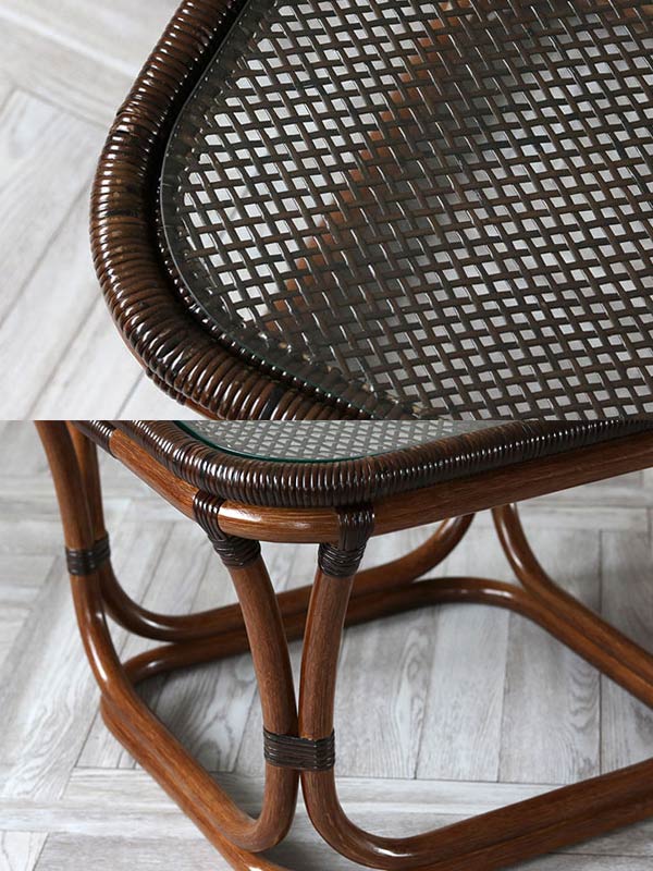 籐 ラタンテーブル ガラス天板 WAHOO 角型 センターテーブル ローテーブル 座卓 机 コーヒーテーブル サイドテーブル ダイニング テーブル おしゃれ 籐 ラタンテーブル ガラス天板 WAHOO 角型 センターテーブル ローテーブル 座卓 机 コーヒーテーブル サイドテーブル ダイニング テーブル おしゃれ