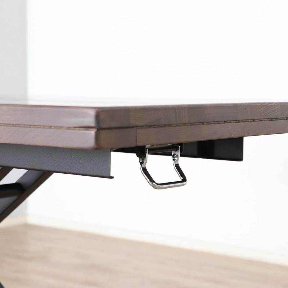 東馬 tohma LTX01 ミックス昇降テーブル ダークブラウン 54683230 東馬 tohma LTX01 ミックス昇降テーブル ダークブラウン 54683230