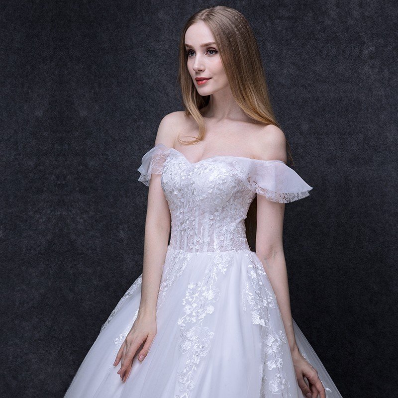 ウェディングドレス 結婚式 マタニティドレス 安い エンパイア お呼ばれ 二次会 ウエディングドレス ロングドレス 花嫁 ブライダル 妊婦可 トレーンドレス