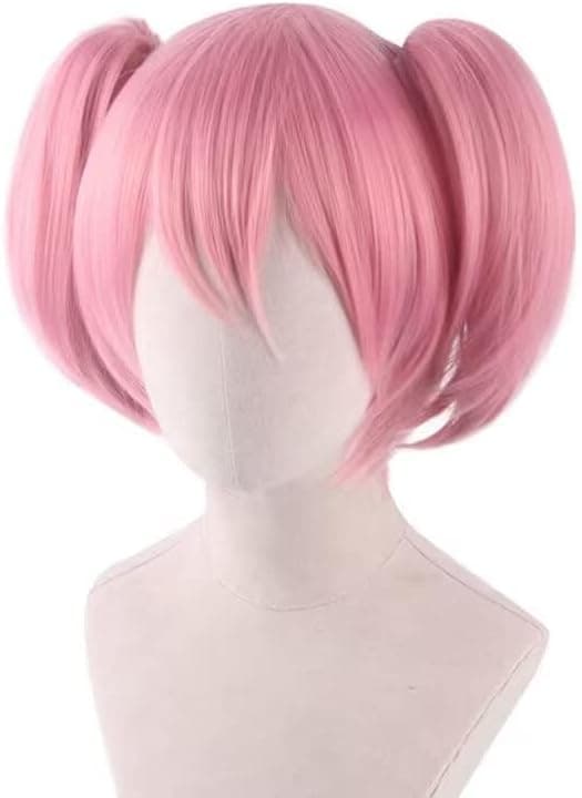 新作入荷魔法少女まどかマギカ 鹿目まどか コスプレ衣装 ウイッグ付き コスチューム 学園祭_3