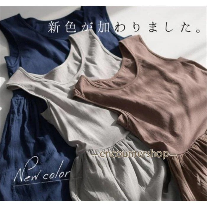 インナーワンピース 綿 汗取り布付 ふわかるコットン ペチワンピース 春 夏 レディース 40代 きれいめ ギフト おしゃれ 可愛い 着痩せ 上品