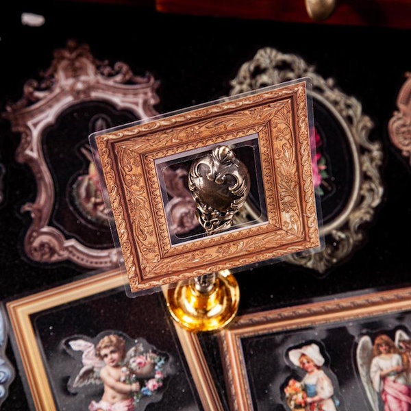 Qoo10] シール ステッカー ST109 額縁 フ