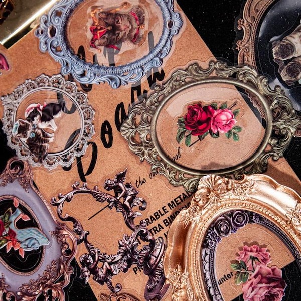 Qoo10] シール ステッカー ST109 額縁 フ