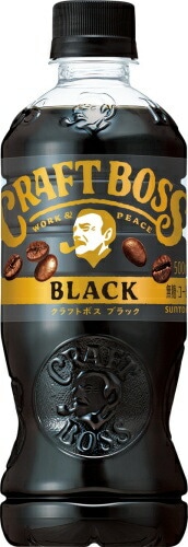 サントリー クラフトボス ブラック 500ml ペットボトル 48本 (24本入×2 まとめ買い) 無糖 珈琲 ボス 自販機可能