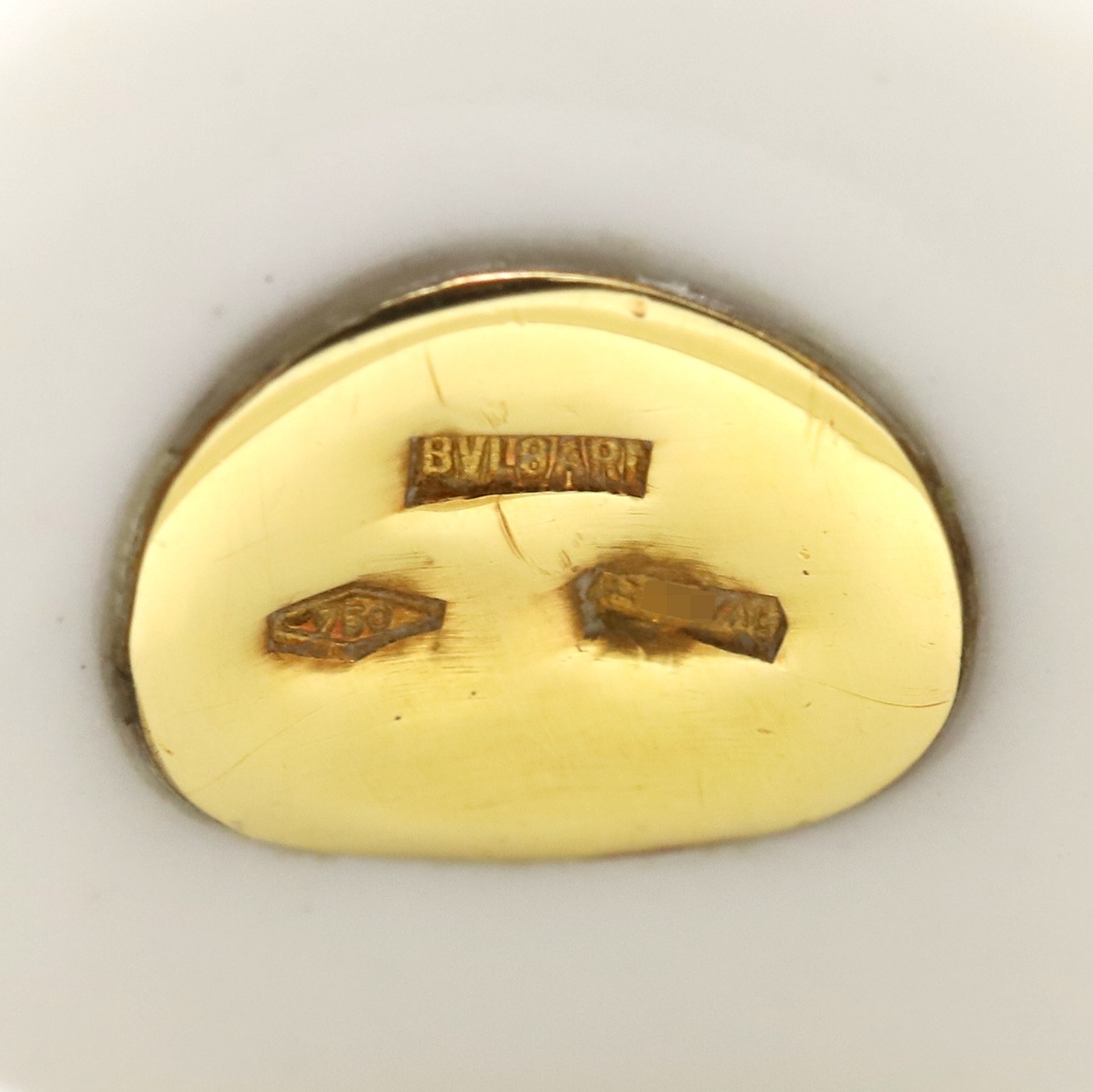 ブルガリ BVLGARI リング 指輪 チャンドラ K18YG ホワイトセラミック トルマリン ホワイト×グリーン 750 18金 トルマリン 9号 【箱】【中古】 ブルガリ BVLGARI リング 指輪 チャンドラ K18YG ホワイトセラミック トルマリン ホワイト×グリーン 750 18金 トルマリン 9号 【箱】【中古】