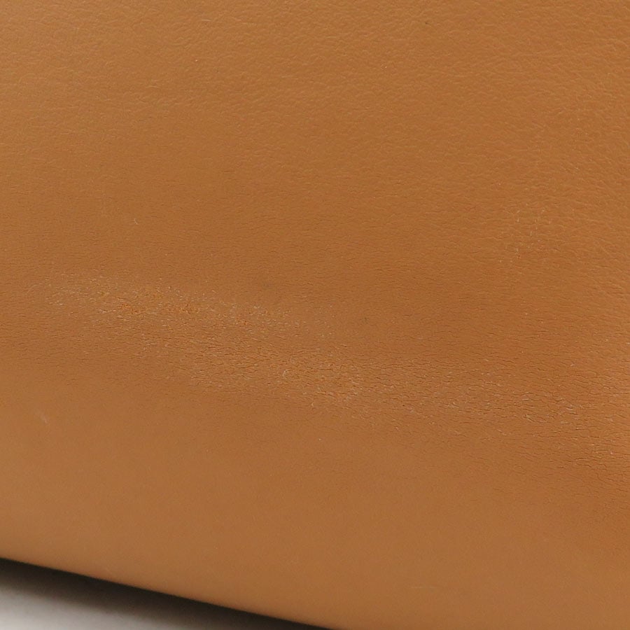 ロンシャン Longchamp ハンドバッグ レザー ブラウン レディース h31062a