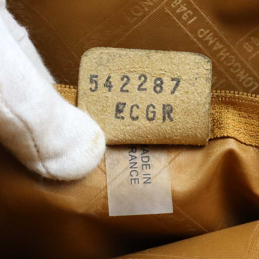 ロンシャン Longchamp ハンドバッグ レザー ブラウン レディース h31062a