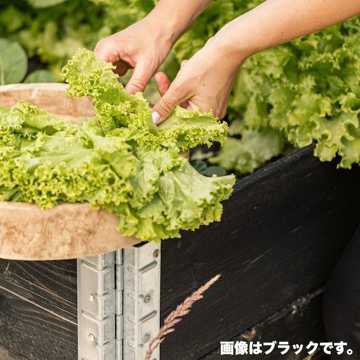 UPYARD ガーデンボックス 800×600 ブラック 黒 garden boxes 花壇 プランター 家庭菜園 野菜 レイズドベッド
