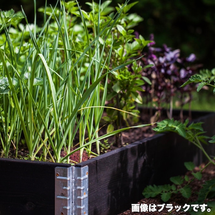 UPYARD ガーデンボックス 800×600 ブラック 黒 garden boxes 花壇 プランター 家庭菜園 野菜 レイズドベッド
