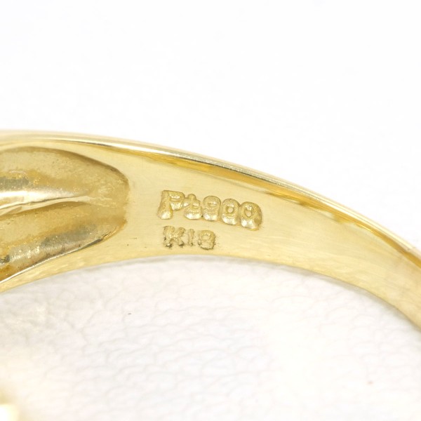 PT900 プラチナPG リング 15号 サファイア 0.26 ダイヤ ジュエリー 中古 PT900 プラチナPG リング 15号 サファイア 0.26 ダイヤ ジュエリー 中古