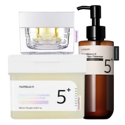 Qoo10] ナンバーズイン [5番2種/3種/4種セット] グルタチ : スキンケア