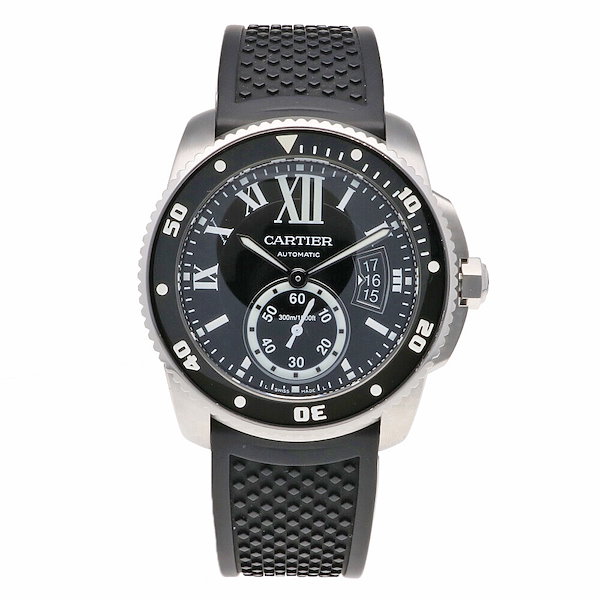 カルティエ カリブル ドゥ カルティエ ダイバー 腕時計 時計 ステンレススチール 3729 自動巻き メンズ 1年保証 CARTIER  カルティエ