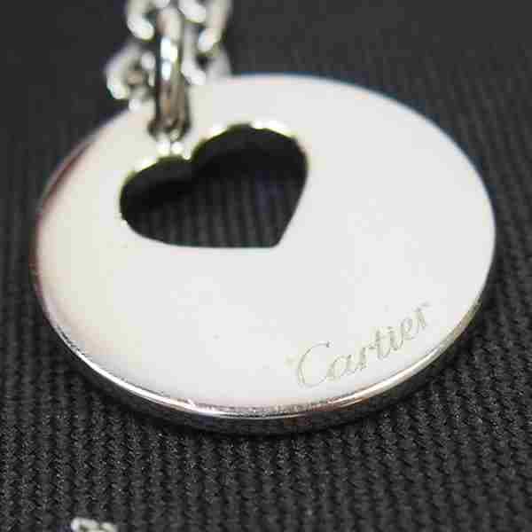 ハート チェーンチャーム キーホルダー シルバー