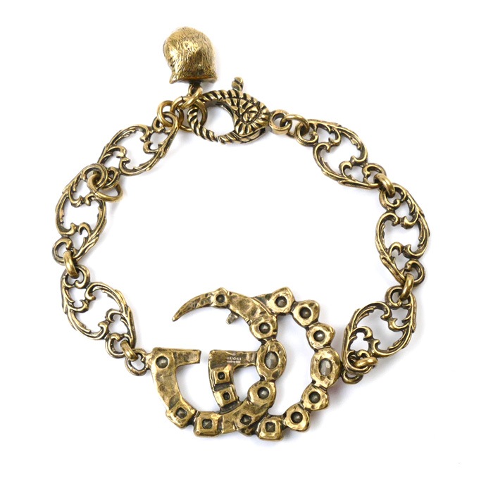 GUCCI グッチ メタル GG マルチカラー ブレスレット 530532 I7486 18.1g 17/19.5cm レディース 中古 美品