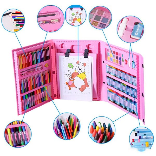 Qoo10] 新入庫 お絵描きセット 色鉛筆 水彩色鉛