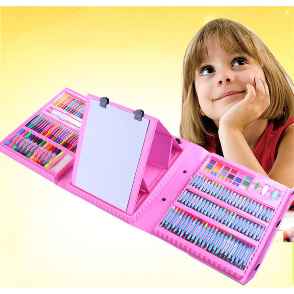 Qoo10] 新入庫 お絵描きセット 色鉛筆 水彩色鉛