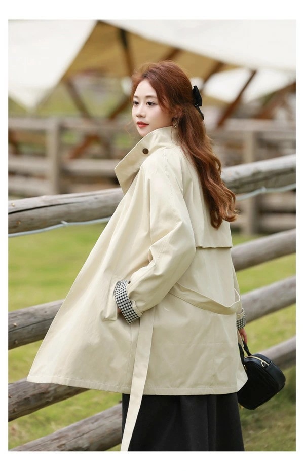 今すぐ欲しい!トレンチコート レディース 秋コート ショート丈コート 和風 スプリングコート 春コート アウター オシャレ 上品 ゆったり 無地 通勤 着痩せ カジュアル オフホワイト ベージュ フリ 今すぐ欲しい!トレンチコート レディース 秋コート ショート丈コート 和風 スプリングコート 春コート アウター オシャレ 上品 ゆったり 無地 通勤 着痩せ カジュアル オフホワイト ベージュ フリ