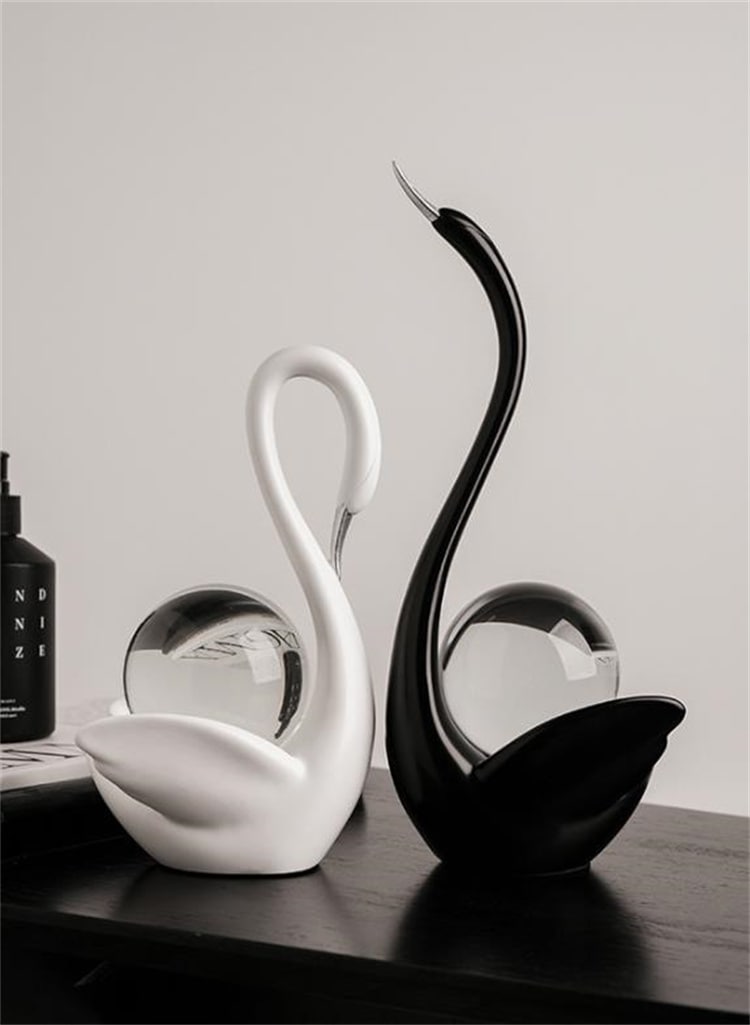 激安セール バレンタイン贈り物 白鳥ペア置物 玄関・リビング用 モダンインテリア小物 感デコレーション