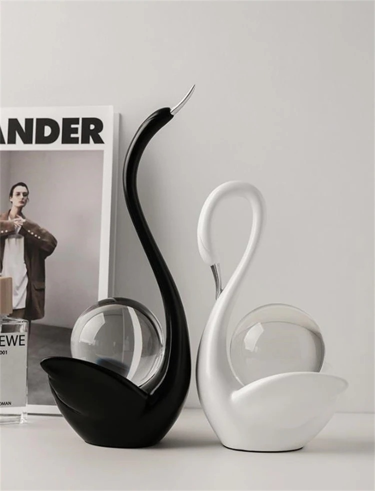 激安セール バレンタイン贈り物 白鳥ペア置物 玄関・リビング用 モダンインテリア小物 感デコレーション