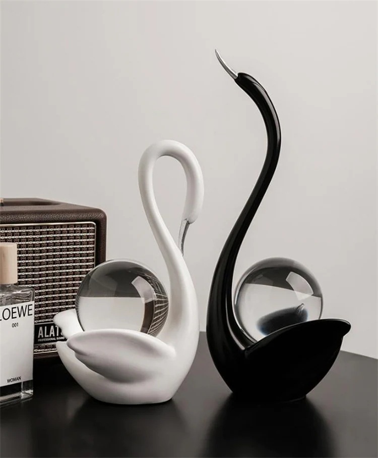 激安セール バレンタイン贈り物 白鳥ペア置物 玄関・リビング用 モダンインテリア小物 感デコレーション