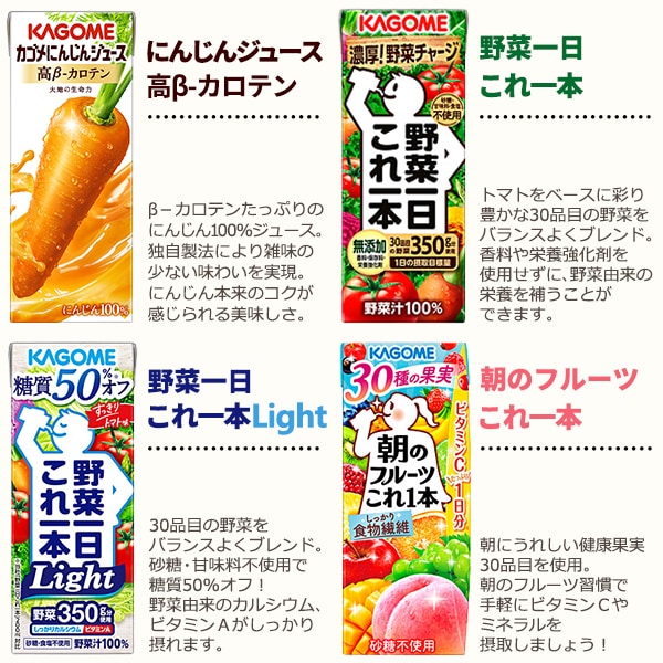 【メガ割対象】 カゴメ 選べる 野菜ジュース トマト 野菜生活 200ml 2ケース (48本) 【メガ割対象】 カゴメ 選べる 野菜ジュース トマト 野菜生活 200ml 2ケース (48本)