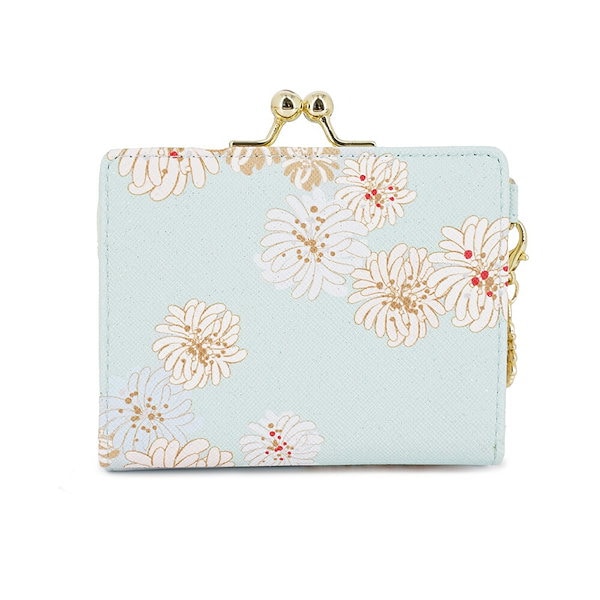 ポールアンドジョー　クリザンテーム　総ラメ　三つ折り財布 PAUL & JOE ACCESSOIRES ポール＆ジョー アクセソワ