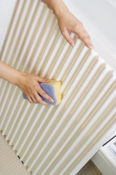 イージーウェーブ風呂フタ 65×130cm用 ホワイト