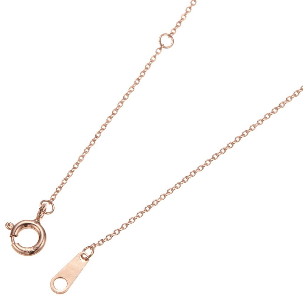 ネックレス レディース シルバー925製 ピンクゴールド キュービックジルコニア オープンハート ネックレス レディース シルバー925製 ピンクゴールド キュービックジルコニア オープンハート