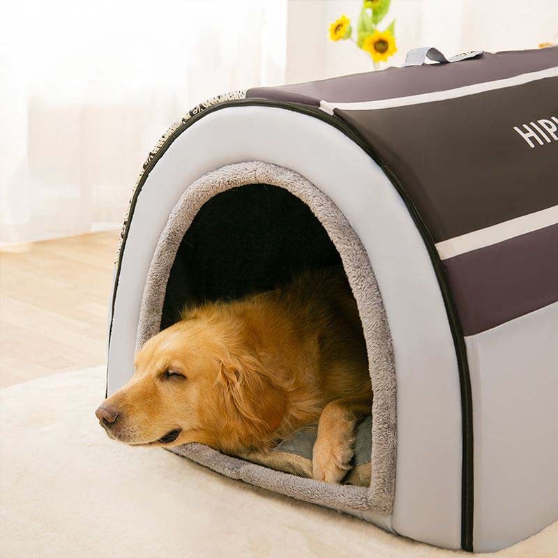Qoo10] 犬小屋 犬床家型 冬用 解体洗濯ができる