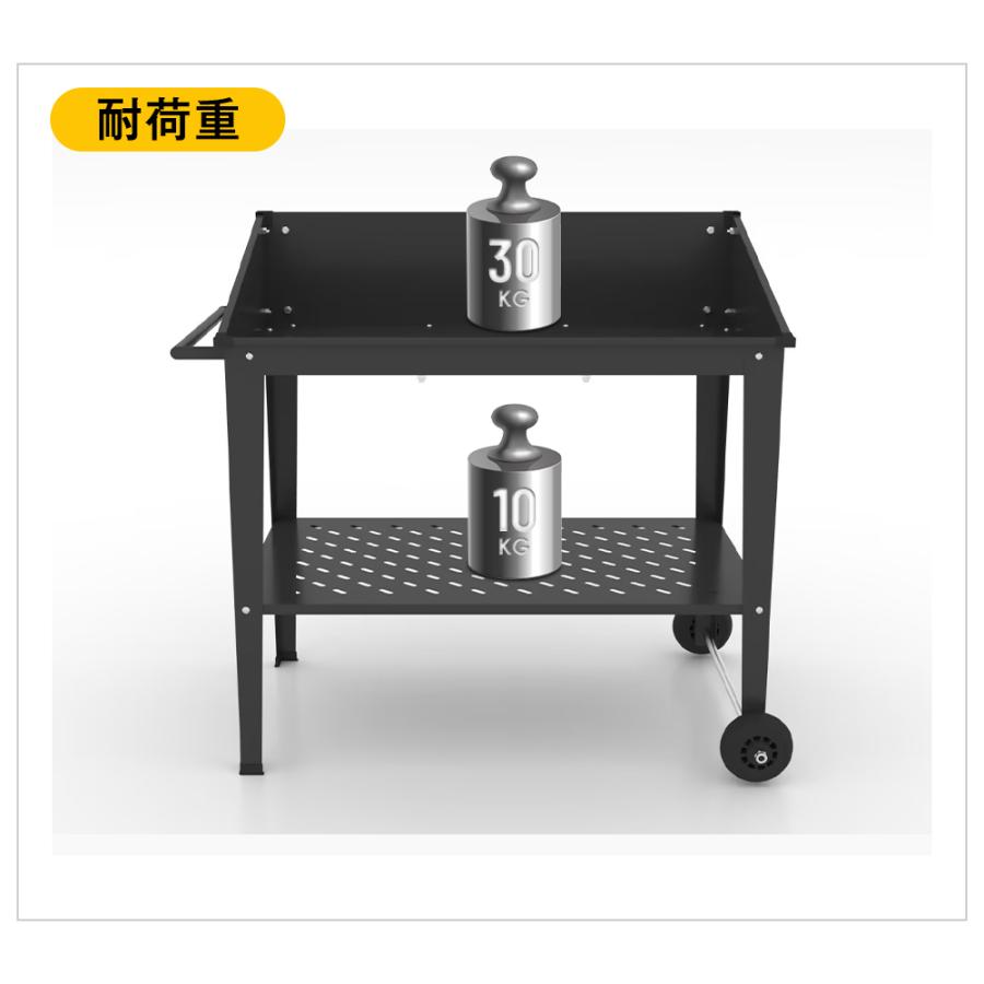 ガーデンラック フラワーラック 2段 植物用 盆栽用 置き配 キャスター付き 幅92cm