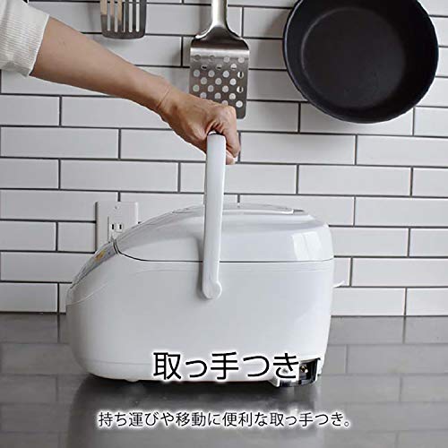 タイガー魔法瓶(TIGER) 炊飯器 1升 マイコン 調理メニュー付き 炊きたて ホワイト JBH-G181W