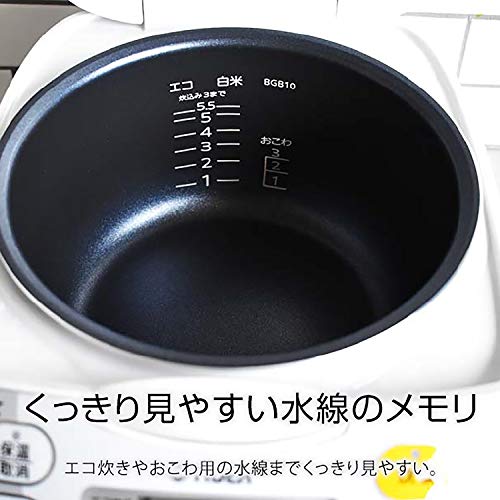 タイガー魔法瓶(TIGER) 炊飯器 1升 マイコン 調理メニュー付き 炊きたて ホワイト JBH-G181W